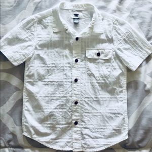 Boys Old Navy Button Down Shirt - Size S (6-7)